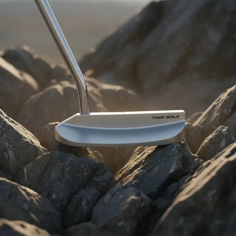 Timp Golf Alpine Putter on a Mountain