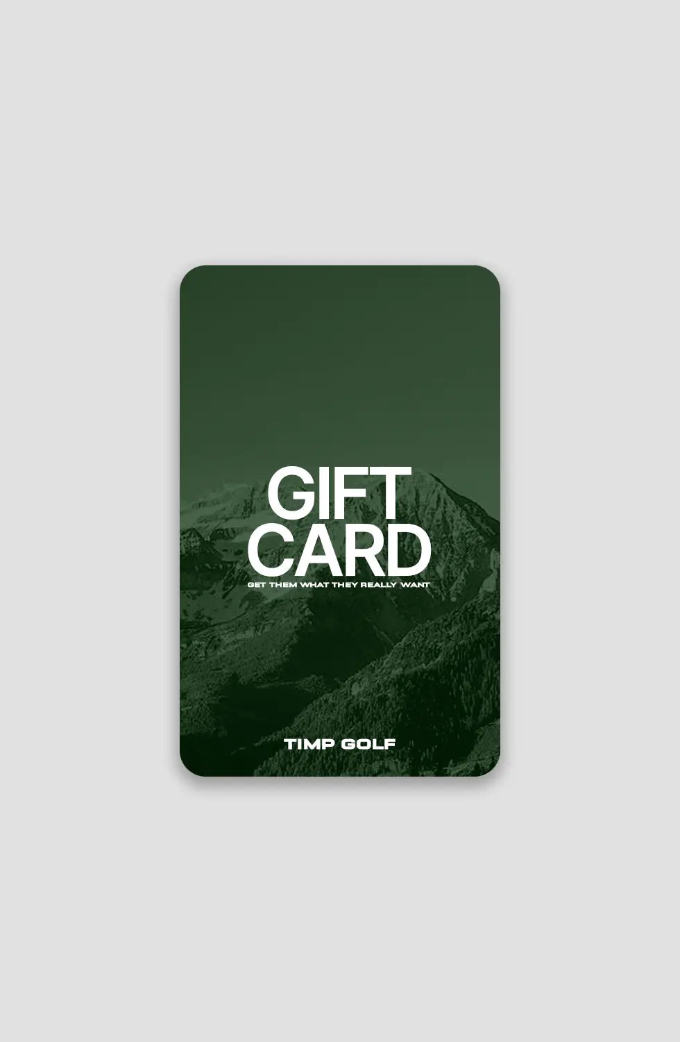 Timp Golf Gift Card